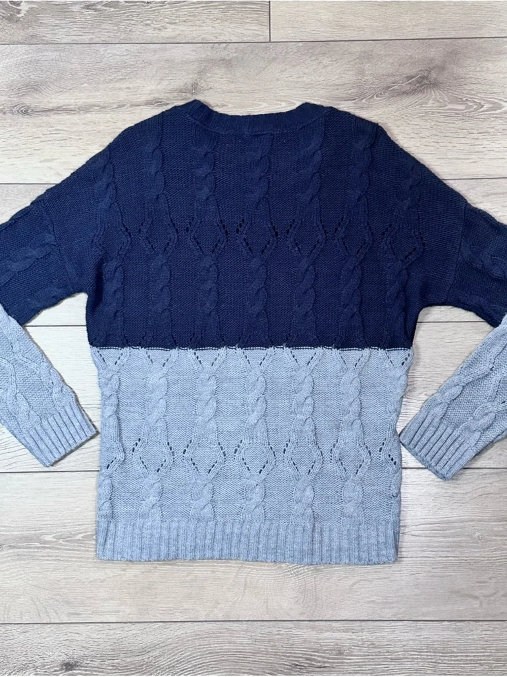 Urban Outfitters Coincidence & Chance Colorblock Cable Knit Sweater - Picture 12 of 12